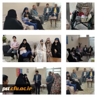 دیدار مسئولین دانشگاه فرهنگیان فارس با خانواده شهید احمد خانچی  2