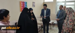 دیدار مسئولین دانشگاه فرهنگیان فارس با خانواده شهید احمد خانچی  6