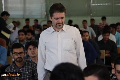 بازدید ریاست محترم مرکز شهید مطهری در دومین روز برگزاری امتحانات پایان ترم