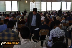 بازدید ریاست محترم مرکز شهید مطهری در دومین روز برگزاری امتحانات پایان ترم 5