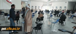 بازدید مسئولین پردیس شهید رجایی از محل برگزاری امتحانات پایان ترم دانشجومعلمان مرکز شهید مطهری شیراز درچهارمین روز برگزاری امتحانات 3