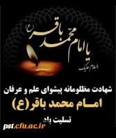 سالروز شهادت امام محمد باقر (ع) تسلیت باد 2