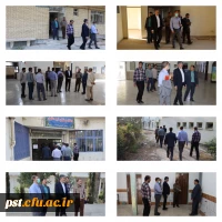 بازدید دکتر جمشیدی مدیرکل محترم دفتر فنی استانداری فارس و دکتر زارع شیبانی مدیریت دانشگاه فرهنگیان استان فارس از دانشگاه فرهنگیان مرکز شهید مطهری شیراز. 3