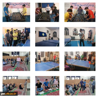 برگزاری مسابقات ورزشی به مناسبت هفته دولت ویژه دانشجویان در مرکز شهید مطهری شیراز