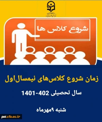 اطلاعیه شماره دو

پذیرش دانشجویان در سرای دانشجویی و شروع کلاس ها