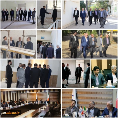 بازدید مسئولین استان از مرکز شهید مطهری شیراز