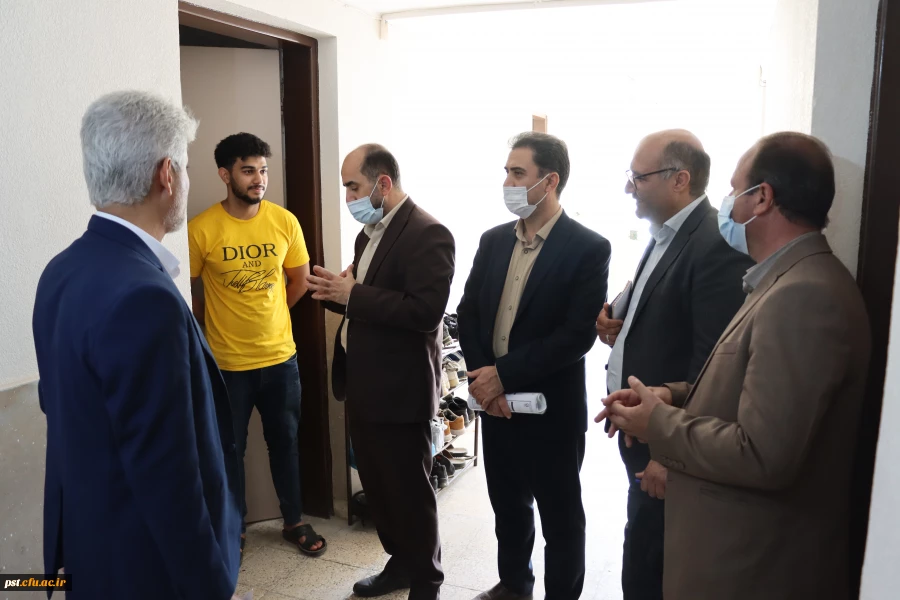 بازدید مسئولین حوزه برنامه ریزی خدمات و رفاه دانشجویی (سازمان مرکزی) از مرکز شهید مطهری شیراز
 2