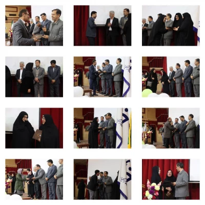 مراسم جشن هفته پژوهش با حضور مسئولین، اساتید و کارکنان و دانشجویان دانشگاه فرهنگیان فارس در مرکز شهید مطهری برگزار گردید.
 2