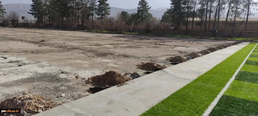 5فنس کشی و نورپردازی زمین چمن مصنوعی 2