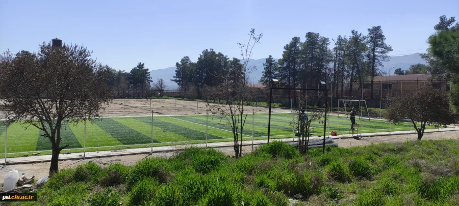 5فنس کشی و نورپردازی زمین چمن مصنوعی 4