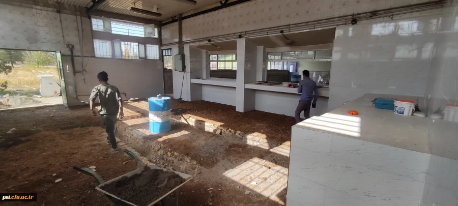 6بازسازی سلف سرویس شهید احمدی روشن 4