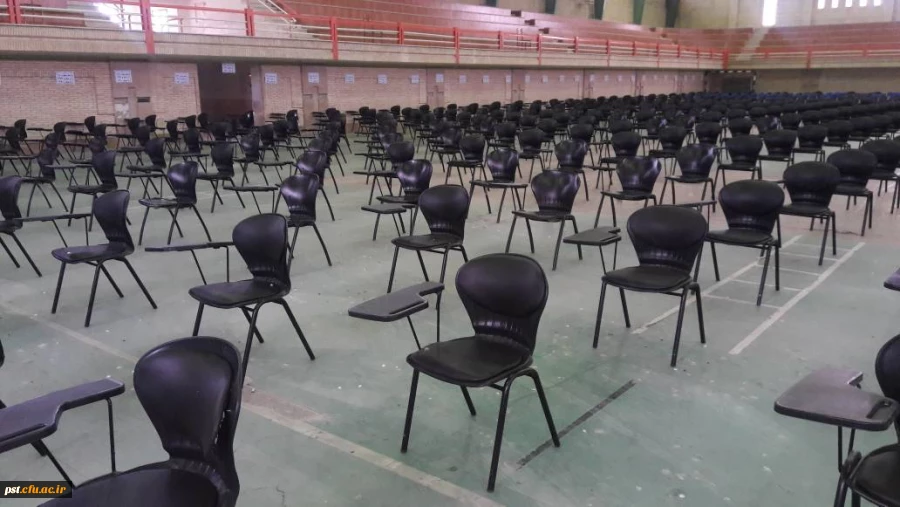 9برگزاری موفق امتحانات ترم 1 با جمعیت هر نوبت بیش از 750 نفر 6
