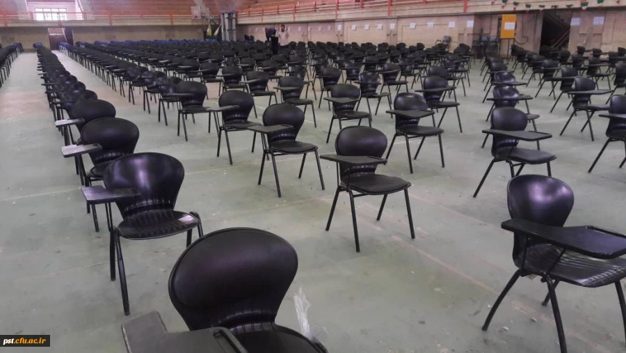 9برگزاری موفق امتحانات ترم 1 با جمعیت هر نوبت بیش از 750 نفر 7