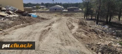13ساخت مسیر تردد جدید از خوابگاه شهید چمران به سلف شهید احمدی روشن 3