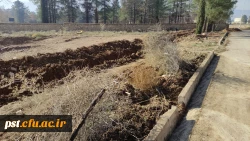 13ساخت مسیر تردد جدید از خوابگاه شهید چمران به سلف شهید احمدی روشن 9