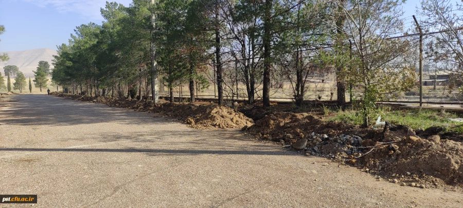 13ساخت مسیر تردد جدید از خوابگاه شهید چمران به سلف شهید احمدی روشن 10