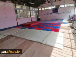 21راه اندازی سالن ورزش های رزمی و آمادگی جسمانی با نصب بیش از 200مترمربع تاتمی 2