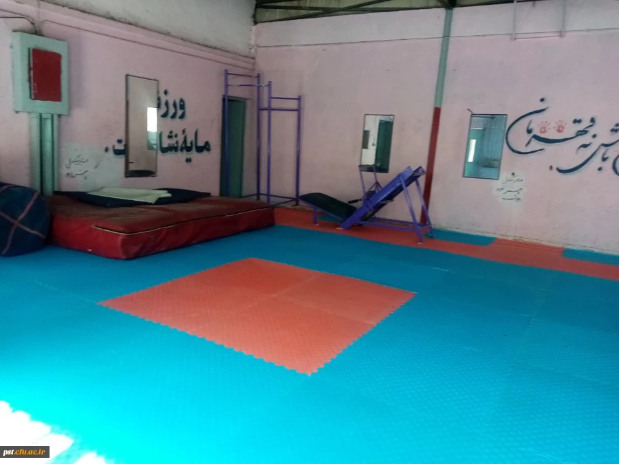 21راه اندازی سالن ورزش های رزمی و آمادگی جسمانی با نصب بیش از 200مترمربع تاتمی 5