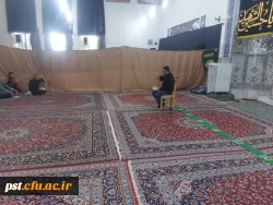 26تهیه و تعویض پرده های مسجد حضرت علی اصغر(ع) دانشگاه 2