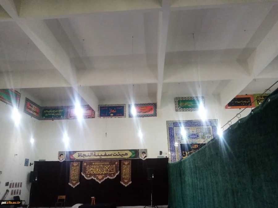 26تهیه و تعویض پرده های مسجد حضرت علی اصغر(ع) دانشگاه 3