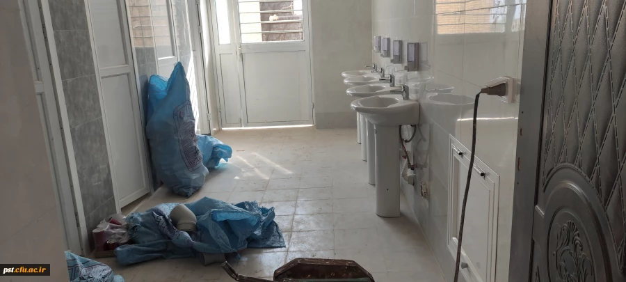 30بازسازی سرویس بهداشتی خوابگاه شهید چمران با 11چشمه حمام و 10چشمه دستشویی 6