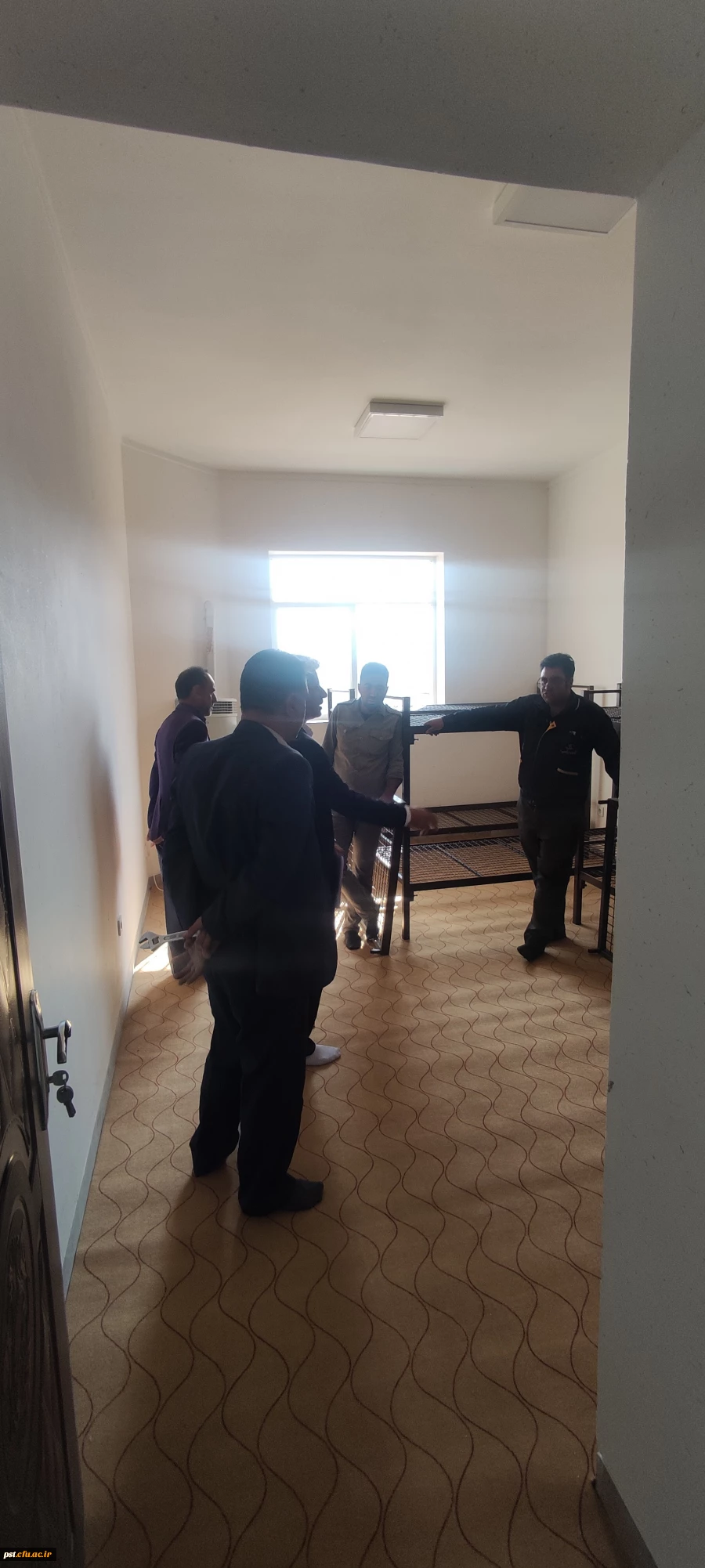 44خرید تجهیزات شامل ۶۵۰ تخت دو طبقه، ۶۵۰ تشک، ۵۵۰ صندلی، ۱۰۰ چوب لباسی ایستاده ، 100 عدد جاکفشی ، ۲۰۰۰ متر مربع موکت ، ۱۰۰ عدد جاکفشی،  40 عدد کمد خوابگاهی، 4