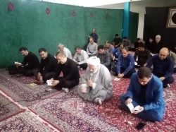برگزاری مراسم معنوی و پرفیض زیارت عاشورا به مناسبت ماه محرم