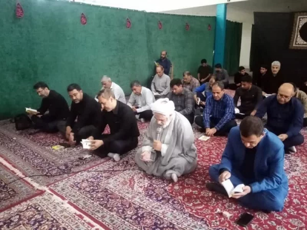 برگزاری مراسم معنوی و پرفیض زیارت عاشورا به مناسبت ماه محرم