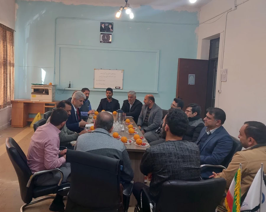 جلسه نهایی هماهنگی و توجیهی کمیته برگزاری امتحانات پایان ترم4021