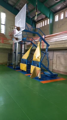 پایان نصب کف پوش سالن ورزشی