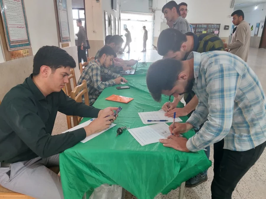 انتخابات صنفی دانشجویی دانشگاه فرهنگیان مرکز شهید مطهری شیراز