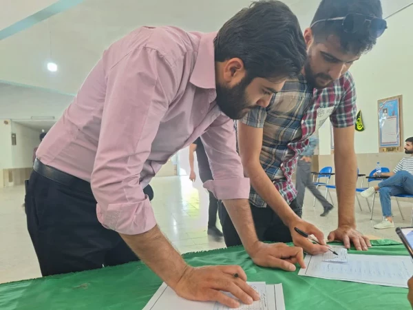 انتخابات صنفی دانشجویی دانشگاه فرهنگیان مرکز شهید مطهری شیراز