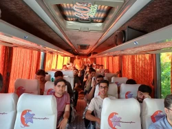 اعزام کاروان زیارتی شهدای خدمت از واحد دانشگاهی شهید مطهری شیراز به مقصد مشهد مقدس