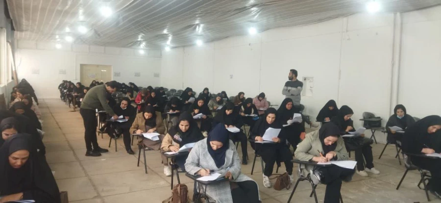 برگزاری آزمون مهارت آموزان پودمان سری یازدهم آموزگار ابتدایی و استثنایی خواهران در سالن امتحانات واحد شهید مطهری شیراز برگزار شد. 8