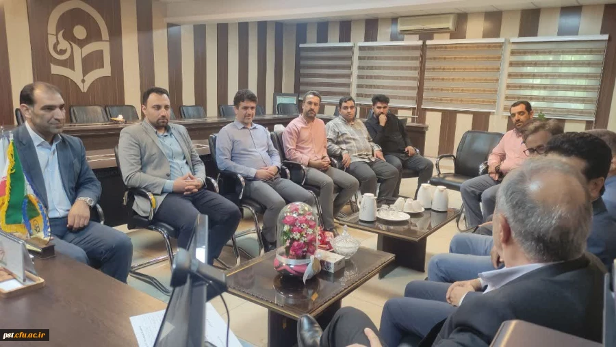 بازدید دکتر حیدری معاونت برنامه ریزی و توسعه منابع دانشگاه فرهنگیان سازمان مرکزی از مجموعه شهید مطهری شیراز 
 2