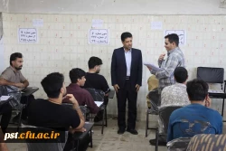 بازدید سرپرست دانشگاه فرهنگیان فارس از محل برگزاری امتحانات پایان ترم واحد شهید مطهری  4