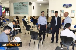 بازدید سرپرست دانشگاه فرهنگیان فارس از محل برگزاری امتحانات پایان ترم واحد شهید مطهری  6
