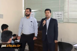 بازدید سرپرست دانشگاه فرهنگیان فارس از محل برگزاری امتحانات پایان ترم واحد شهید مطهری  13