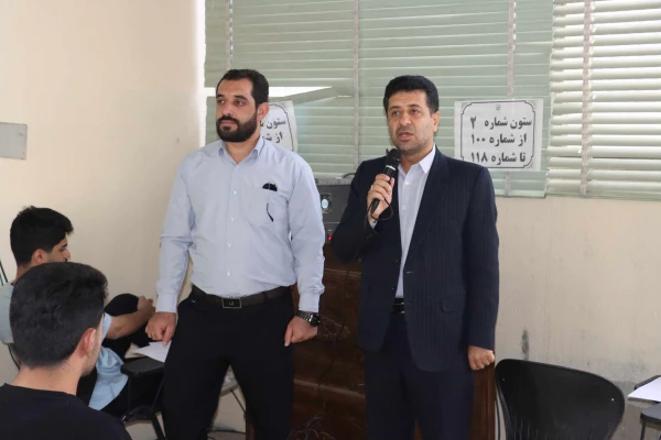 بازدید سرپرست دانشگاه فرهنگیان فارس از محل برگزاری امتحانات پایان ترم واحد شهید مطهری  13