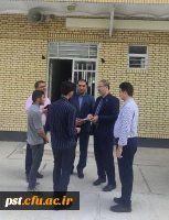 بازدید دکتر میر یونسی از واحد شهید مطهری شیراز در راستای آماده سازی برگزاری آزمون اصلح 5