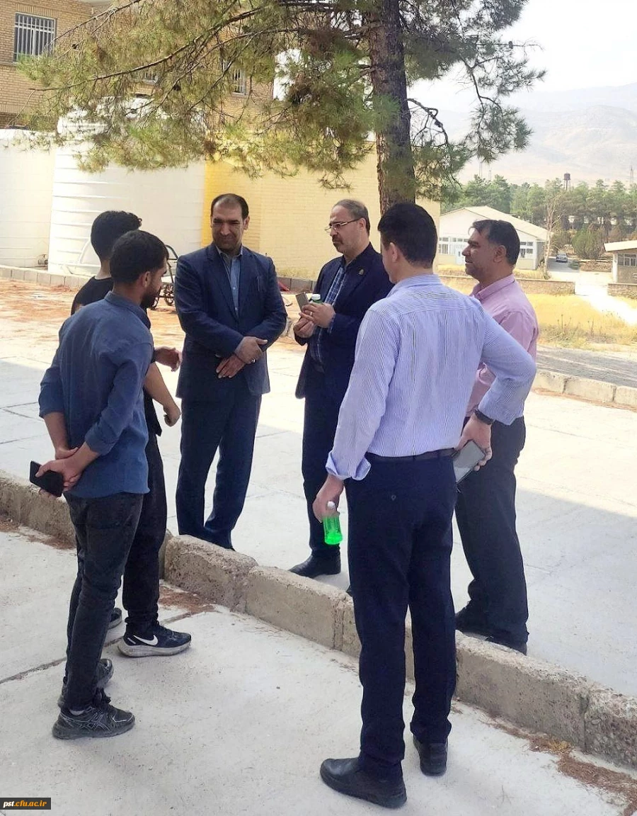 بازدید دکتر میر یونسی از واحد شهید مطهری شیراز در راستای آماده سازی برگزاری آزمون اصلح 7