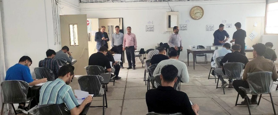 بازدید دکتر میر یونسی از واحد شهید مطهری شیراز در راستای آماده سازی برگزاری آزمون اصلح 10