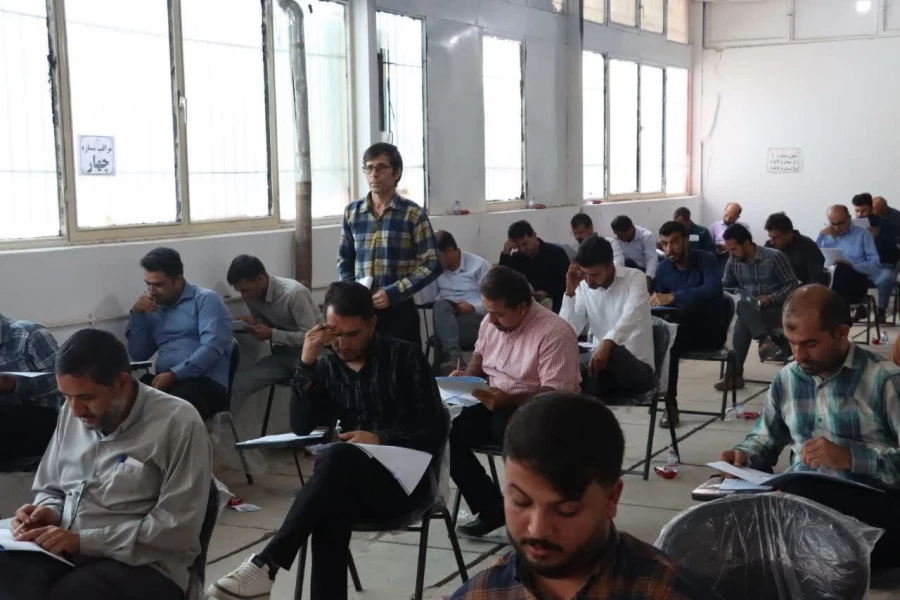 آزمون سراسری"ارزشیابی صلاحیت حرفه ی معلمی مهارت آموزان" (اصلح)  در دانشگاه فرهنگیان واحد شهید مطهری شیراز  7