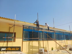 آماده سازی سراهای دانشجویی و آشپزخانه واحد شهید مطهری شیراز در آستانه سال تحصیلی جدید.
 5