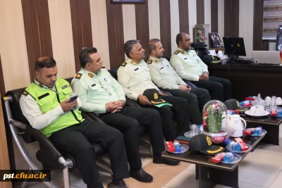 امنیت، آگاهی و مشارکت اجتماعی؛ فرماندهی انتظامی زرقان مهمان دانشگاه فرهنگیان شیراز در هفته ناجا