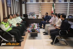 امنیت، آگاهی و مشارکت اجتماعی؛ فرماندهی انتظامی زرقان مهمان دانشگاه فرهنگیان شیراز در هفته ناجا 8