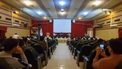 گزارش تصویری از برگزاری جشن هفته وحدت و پخش بازی مسابقات آسیایی در مرکز شهید مطهری شیراز